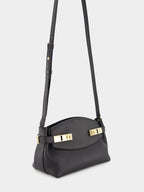 Black Hug Soft Extra-Small Crossbody Bag