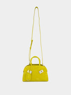 Lemon Mini Hug Suede Corduroy Handbag