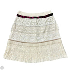 Skirt Luxury Designer By Louis Vuitton In Cream, Size: 2