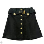 Skirt Luxury Designer By Gucci In Black, Size: 2