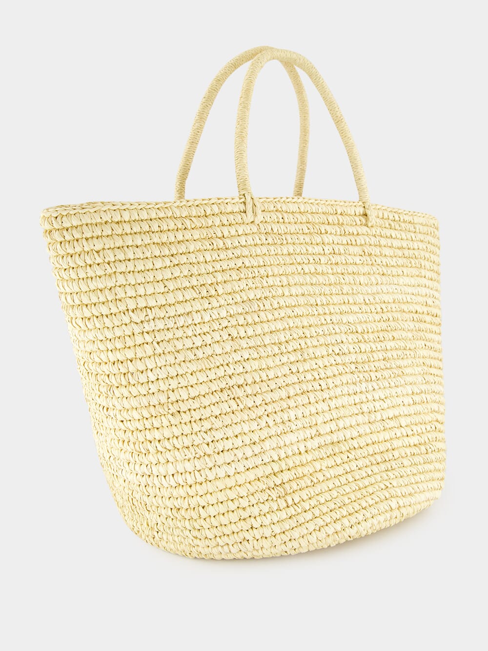Natural Straw Maxi Tote