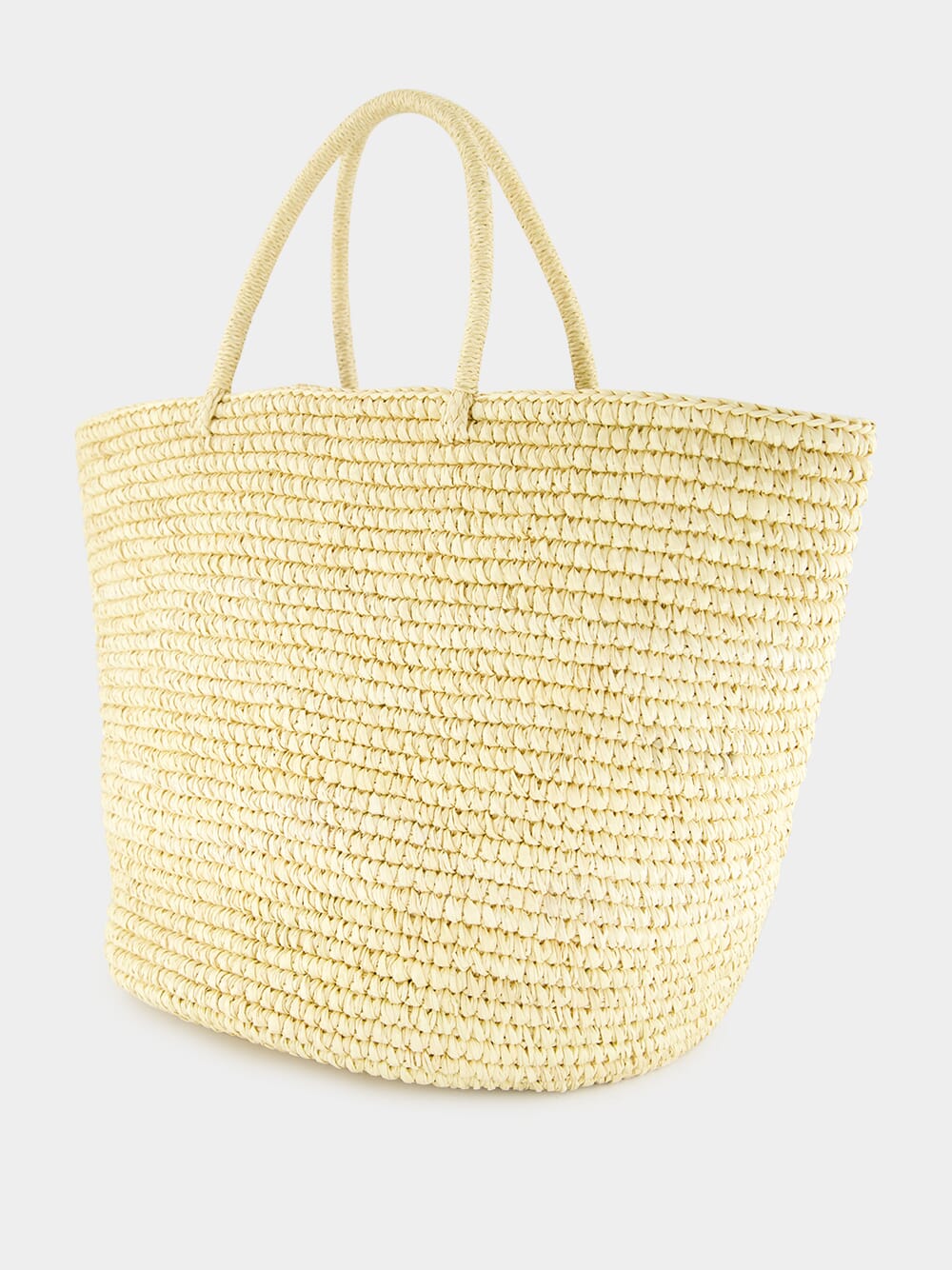 Natural Straw Maxi Tote