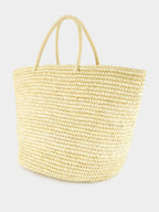 Natural Straw Maxi Tote