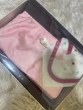 Celine Vintage Novelty Pouch, Mirror, Handkerchief Set