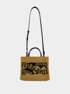 Honey Medium Venna Logo Tote Bag