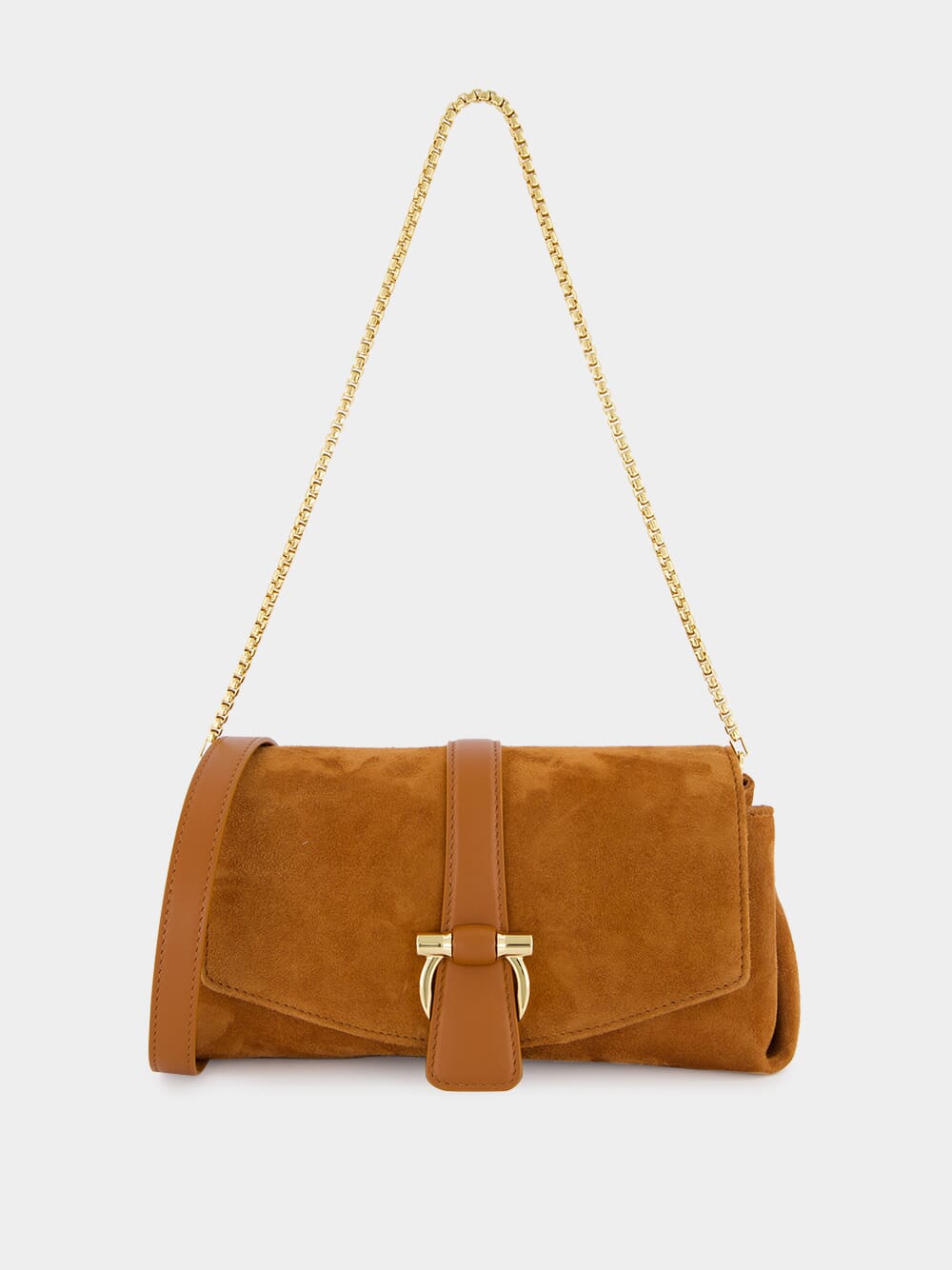 Natural Rust Leather Shoulder Bag
