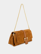 Natural Rust Leather Shoulder Bag