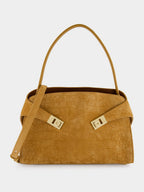 Natural Brown Hug Soft Shoulder Bag