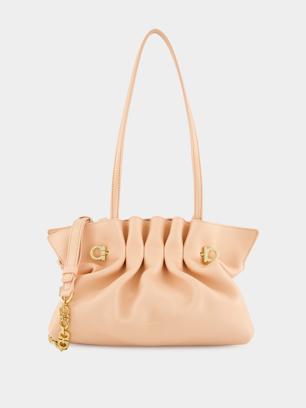 Pink Soft Gancio Small Shoulder Bag