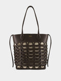 Brown Gancini Medium Tote Bag