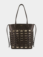 Brown Gancini Medium Tote Bag