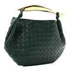 Nappa Intrecciato Sardine Bag Emerald Green