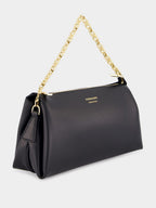 Black Gancini Chain Mini Bag