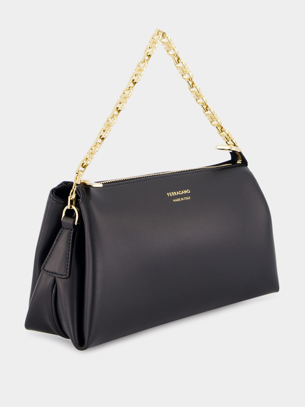 Black Gancini Chain Mini Bag