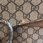 Gucci Dionysus Top Handle Chain Bag Gg Coated Canvas Beige Canvas Shoulder Bag Bag (Authentic Pre-Loved)