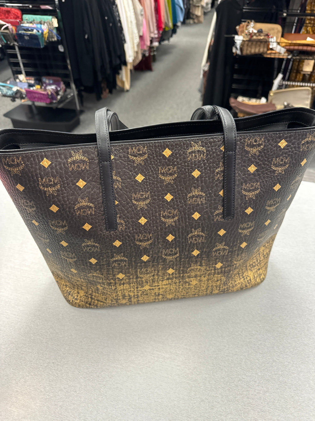 Handbag Luxury Designer By Mcm, Size: Large