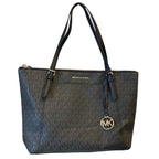 Handbag Designer By Michael Kors In Black & Grey, Size:Large