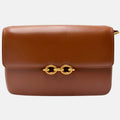 Le Maillon Brown Smooth Calfskin Shoulder Bag