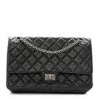 Aged Calfskin Quilted 2.55 Reissue 226 Flap Black