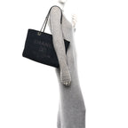 Mixed Fibers Small Deauville Tote Black