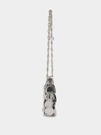 Silver Sparkle Discs Nano Bag