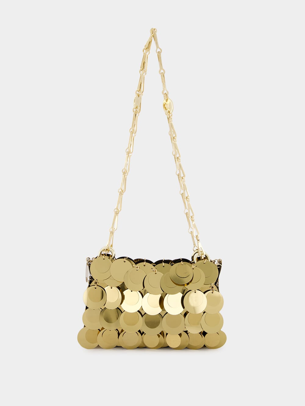 Gold Sparkle Discs Nano Bag