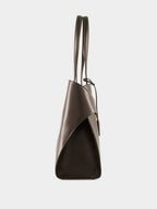 Hug Tote Bag in Brown Leather