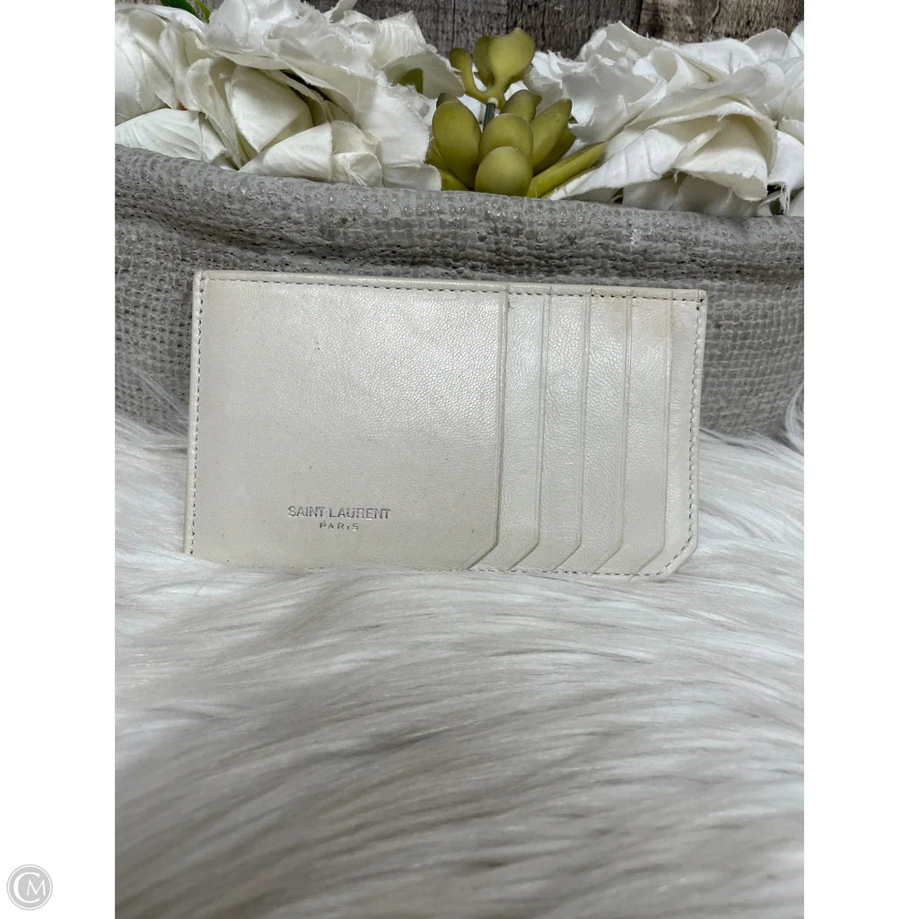 Wallet Luxury Designer By Yves Saint Laurent, Size: Small