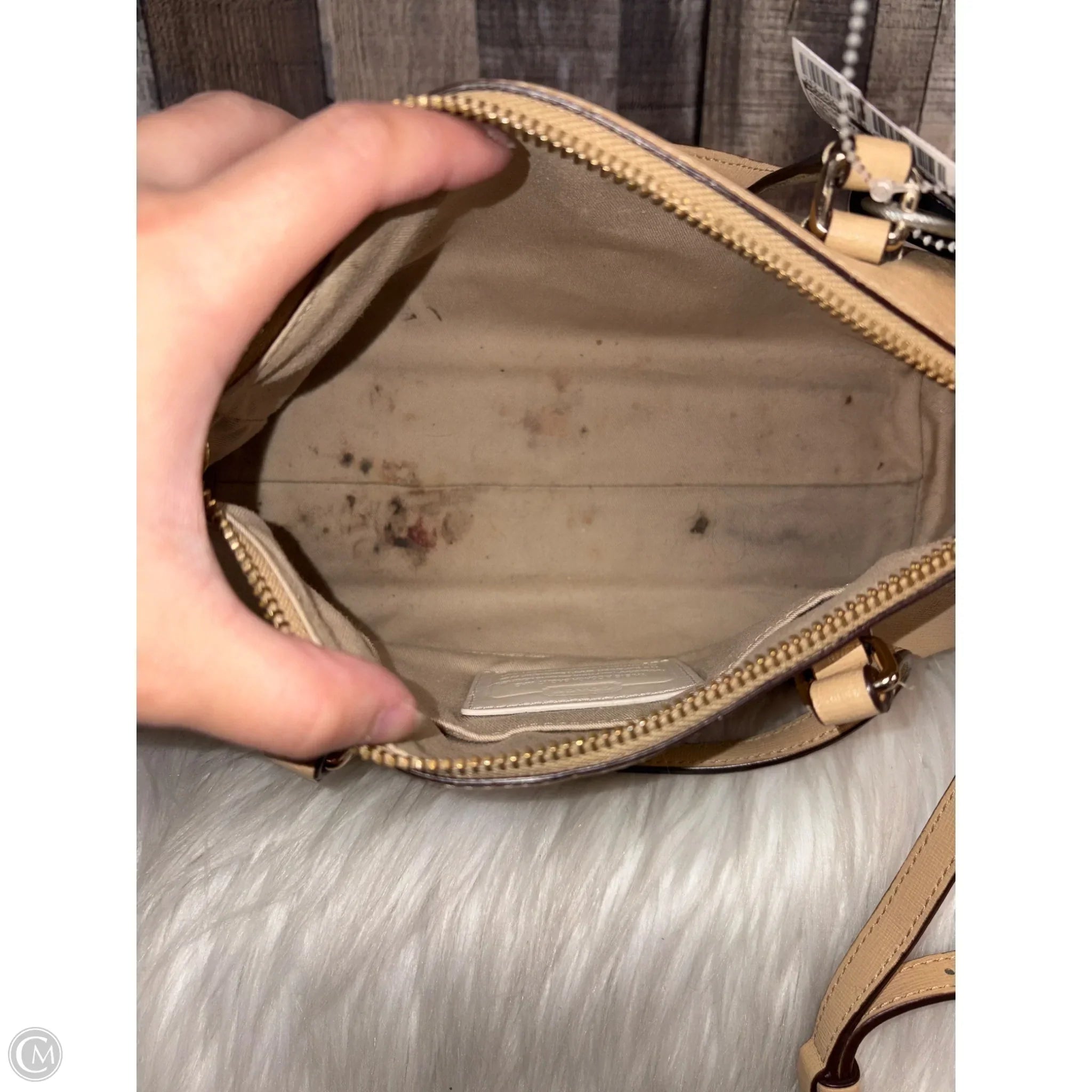 Crossbody Designer By Coach, Size: Small
