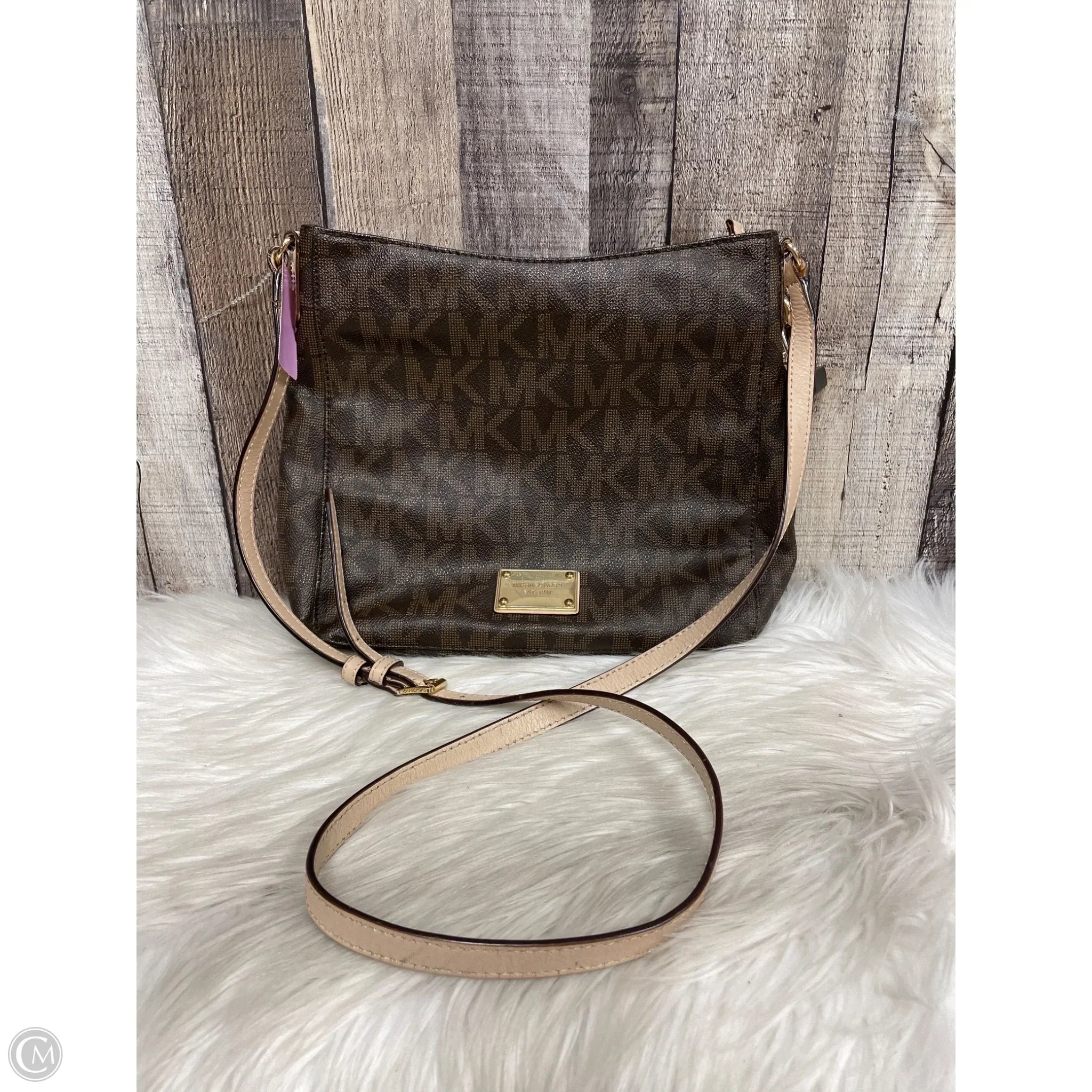 Crossbody Designer By Michael Kors, Size: Medium