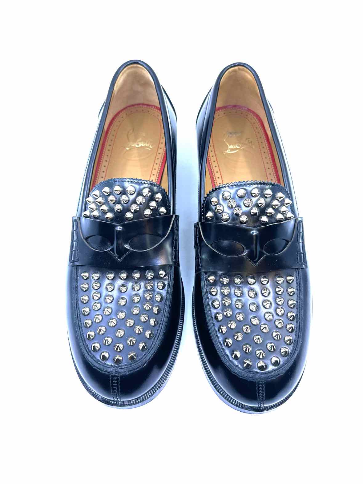 CHRISTIAN LOUBOUTIN Size 11 Black Men's Loafers