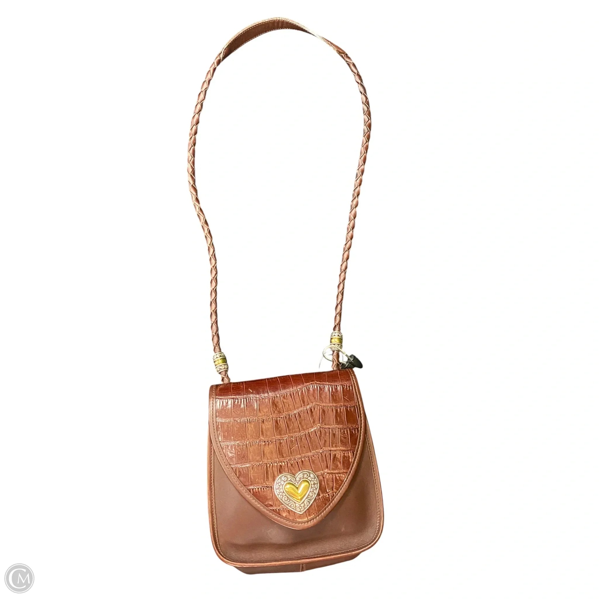 Crossbody Leather By Brighton, Size: Medium