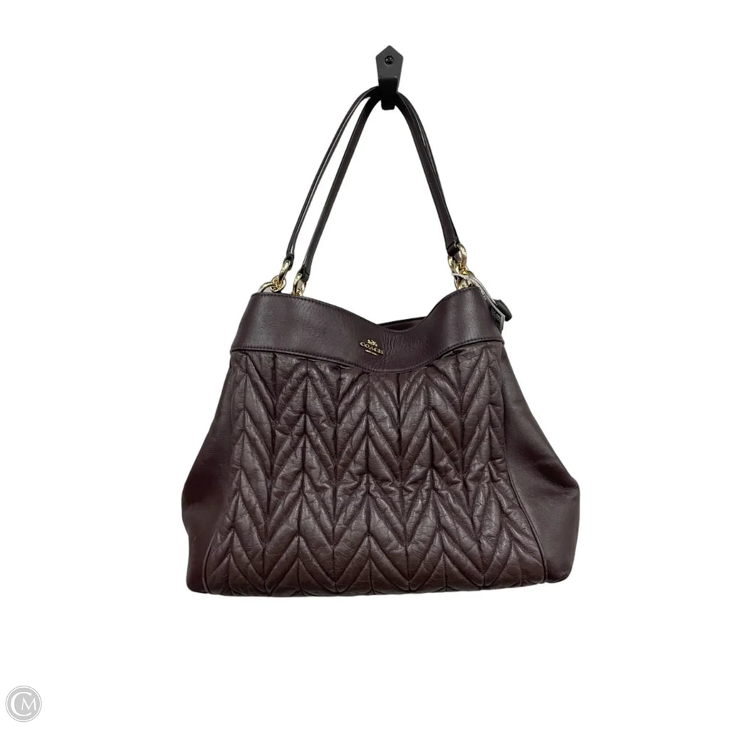 Handbag Designer By Coach, Size: Large