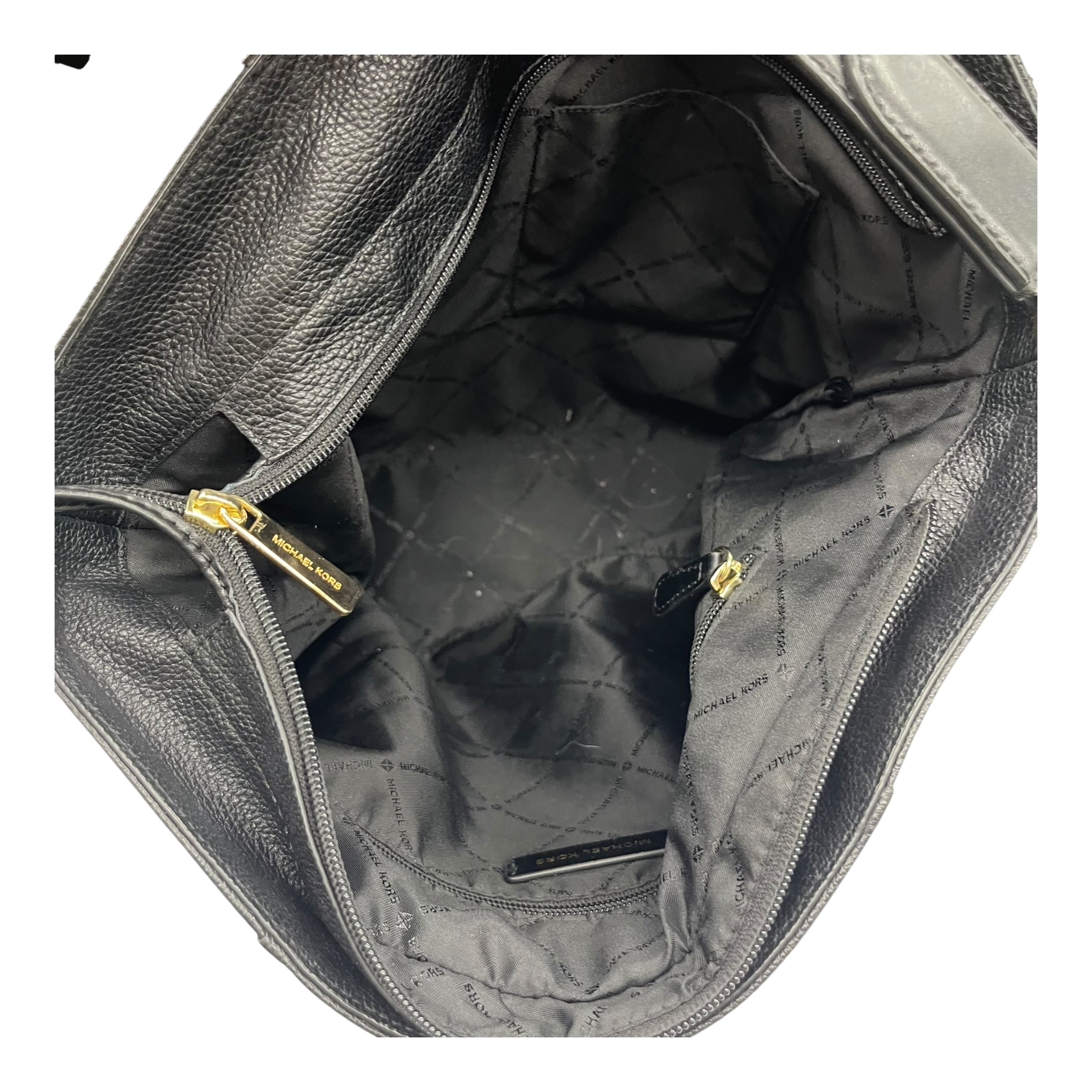 Handbag Designer By Michael Kors In Black, Size:Medium