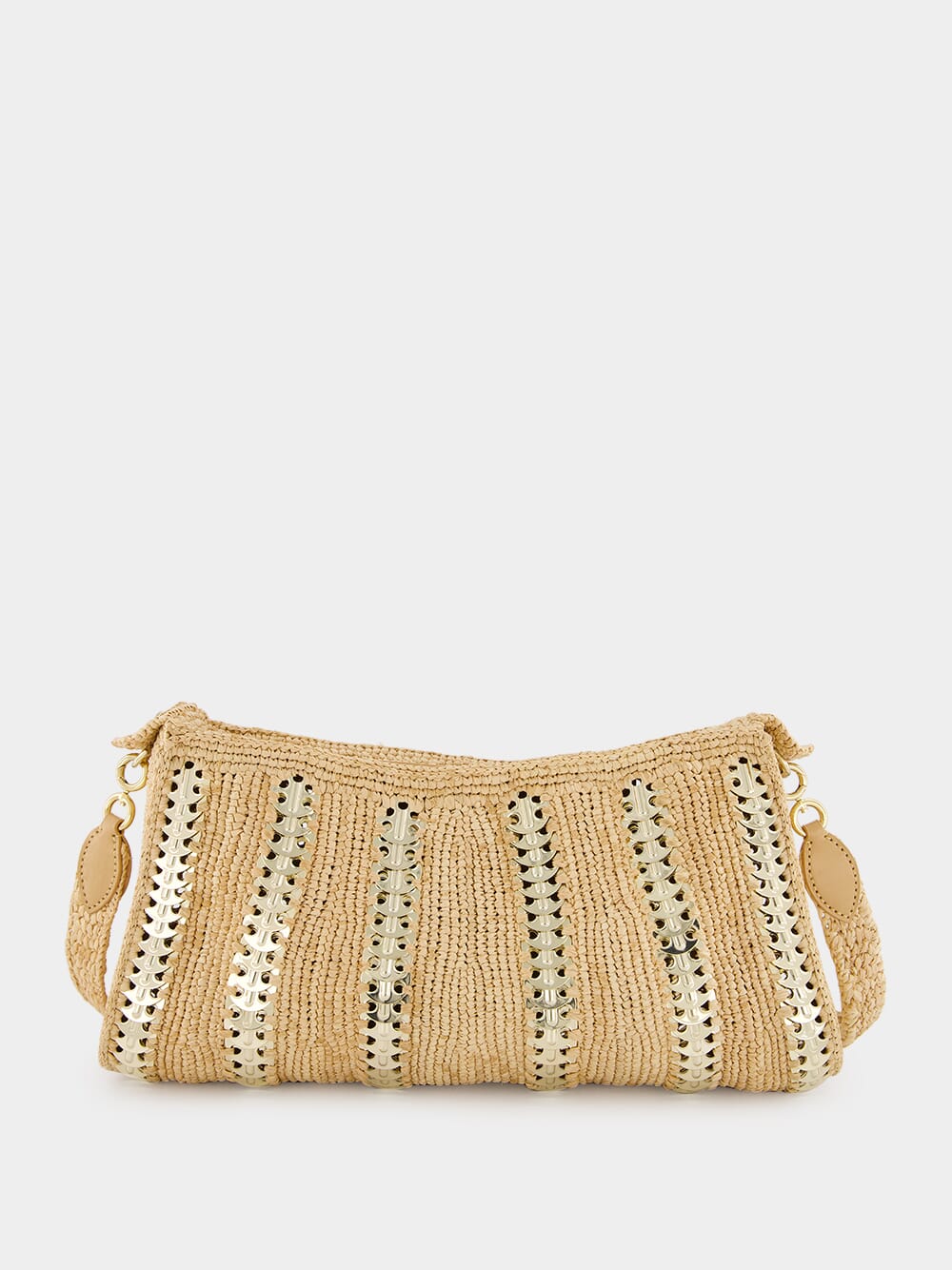 Raffia Clutch