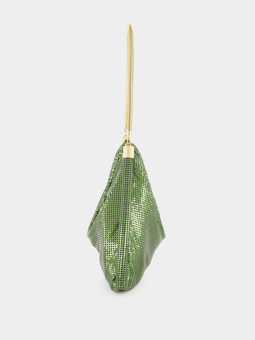 Emerald Green Chainmail Shoulder Bag