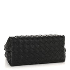 Nappa Intrecciato Small Andiamo With Chain Shoulder Bag Black