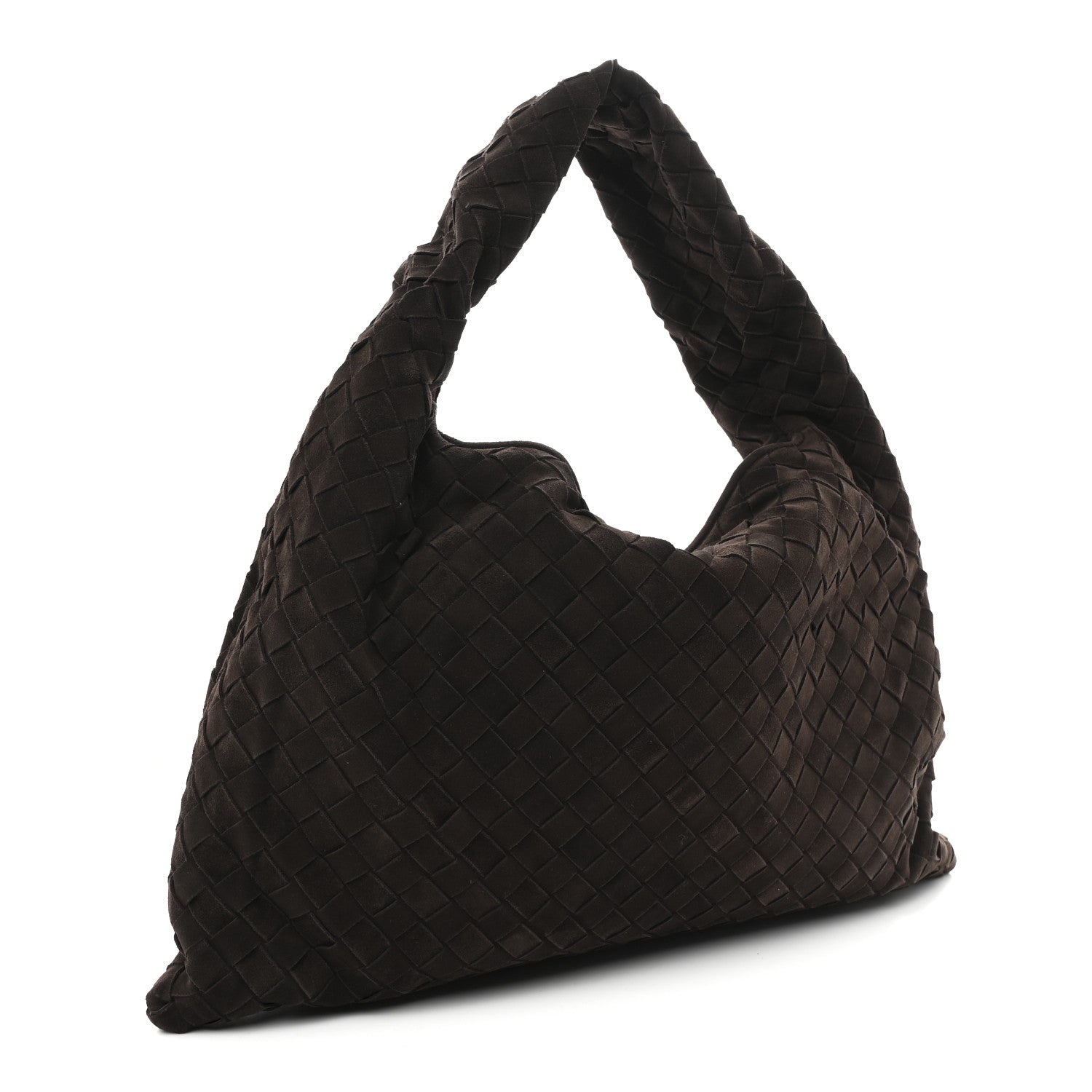 Suede Intrecciato Small Hop Fondant