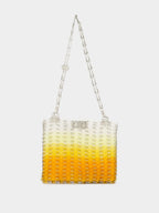 Orange Gradient 1969 Resin Disc Shoulder Bag