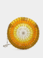 Round Orange Gradient 1969 Resin Disc Bag