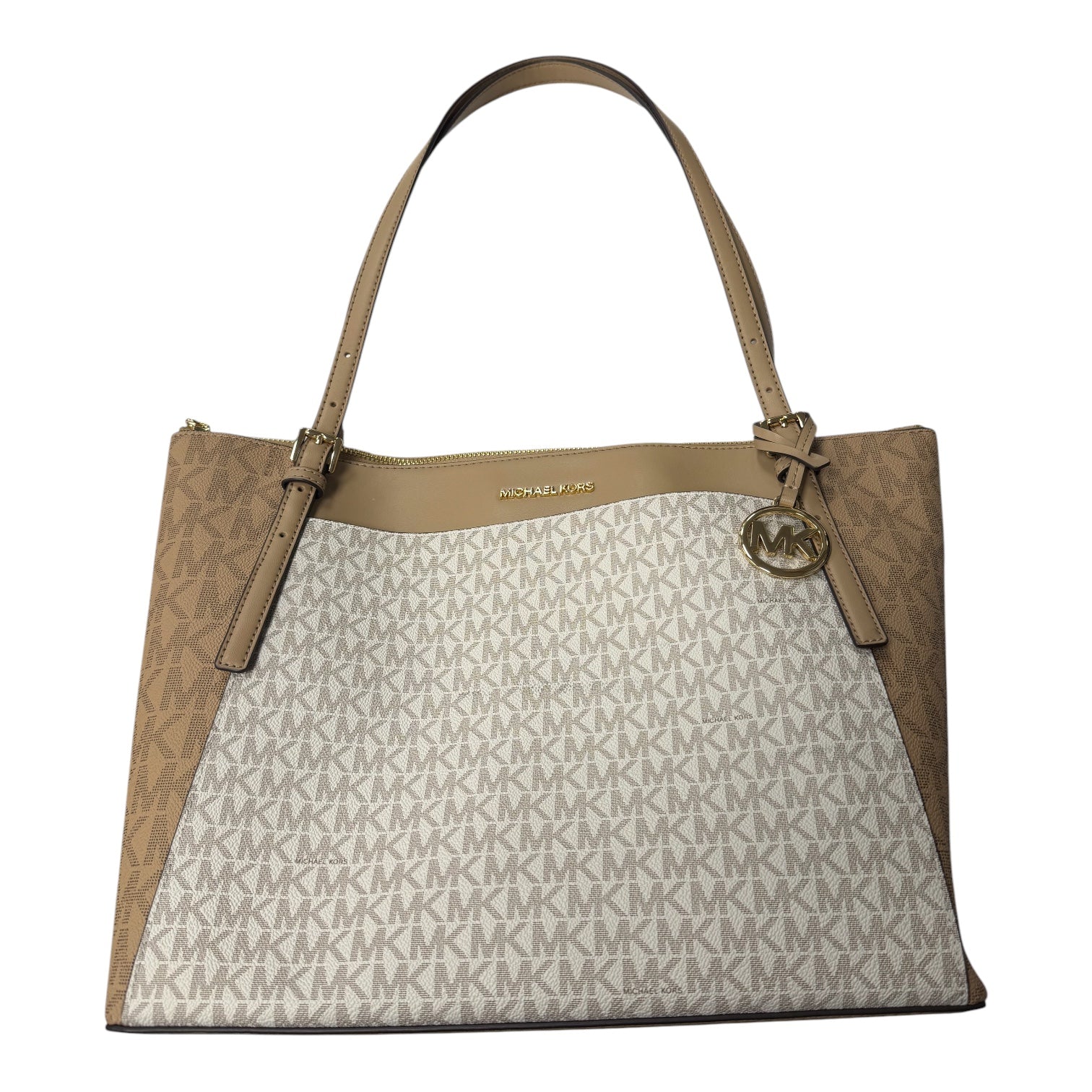Handbag Designer By Michael Kors In Tan, Size:Large