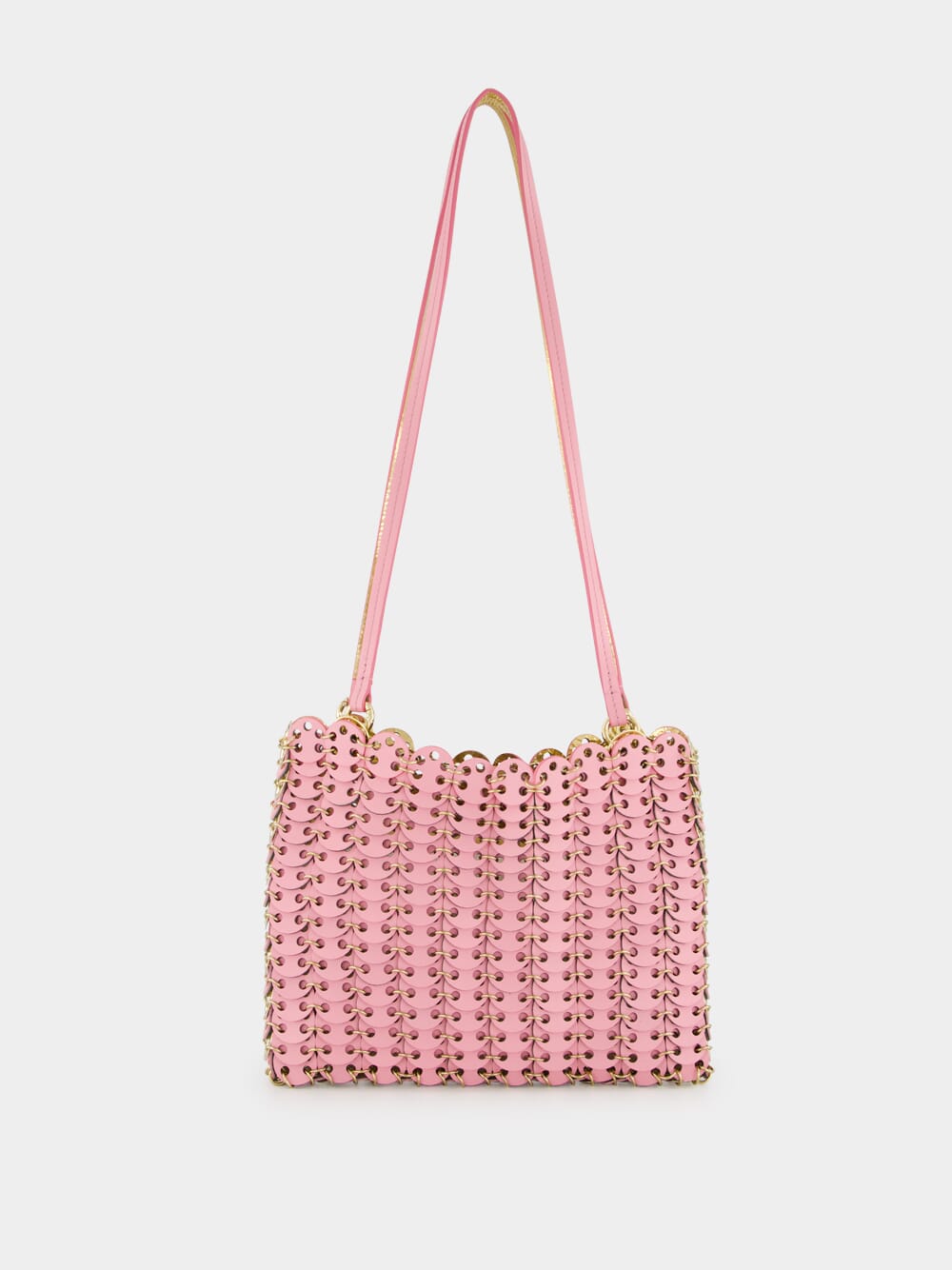 Pink and Gold 1969 Leather Flip Bag