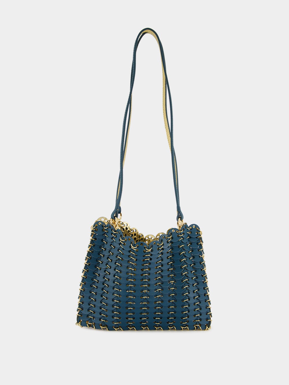 Teal 1969 Reversible Leather Flip Bag