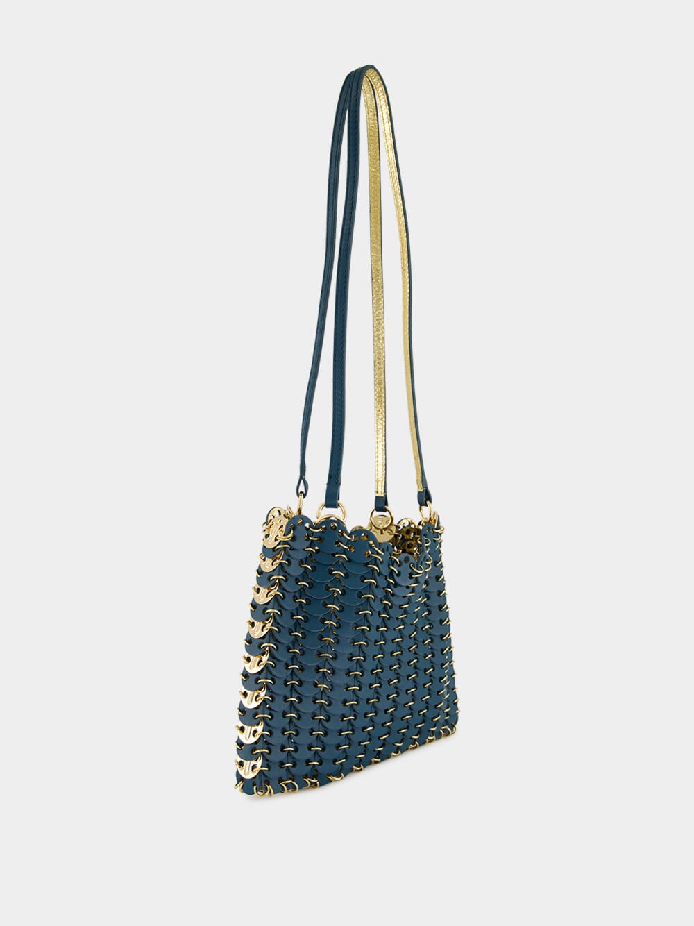 Teal 1969 Reversible Leather Flip Bag