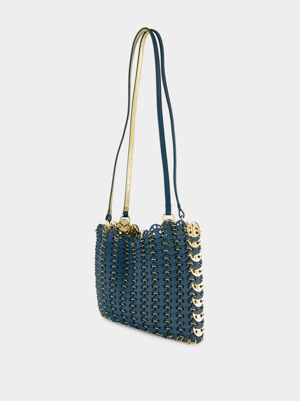 Teal 1969 Reversible Leather Flip Bag