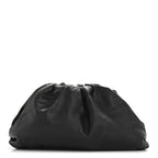 Smooth Butter Calf The Pouch Oversized Clutch Black