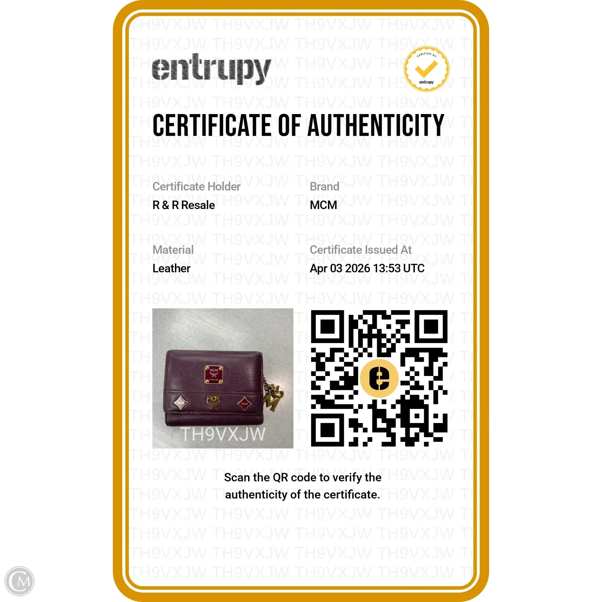 Wallet Luxury Designer By Mcm, Size: Small