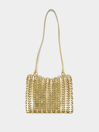 1969 Flip Gold and Silver Leather Bag
