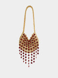 Gold 1969 Nano Bag with Ruby Strass