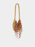 Gold 1969 Nano Bag with Ruby Strass